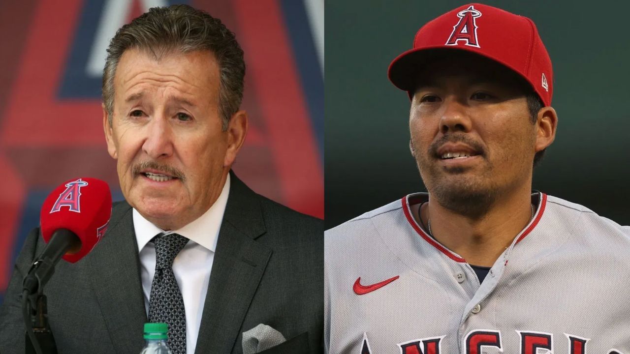 Arte Moreno (L), Kurt Suzuki (R) (Images from - Getty)