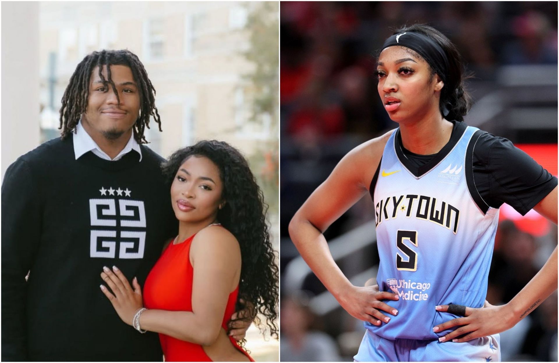 Angel Reese&rsquo;s bold tiger-print swimsuit gets 4-word compliment from Walter Nolen&rsquo;s GF Tyler Nelson