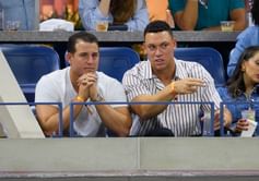 “90% of the roster failed Aaron Judge” - Fans react as Yankees’ No.99 and Anthony Rizzo attend Rangers-Capitals game following ALDS exit