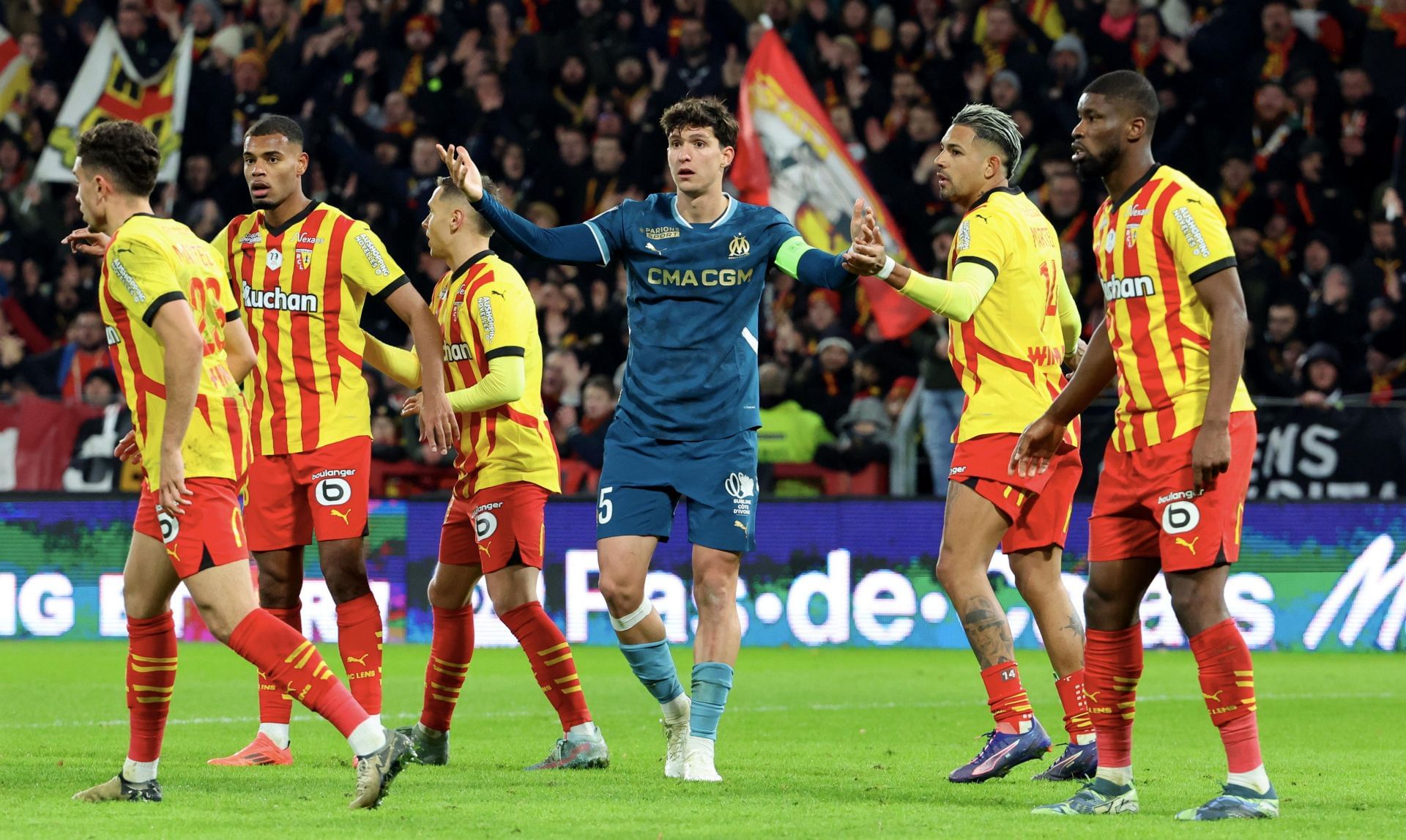 Racing Club de Lens v Olympique de Marseille - Ligue 1 McDonald
