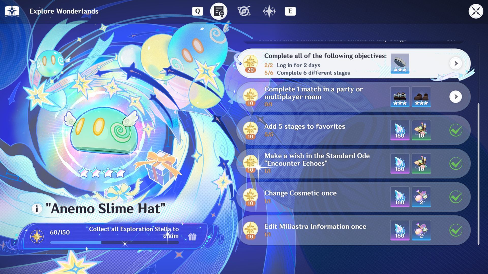 Finishing tasks will give you Geodes of Replication (Image via Sportskeeda Gaming/HoYoverse)