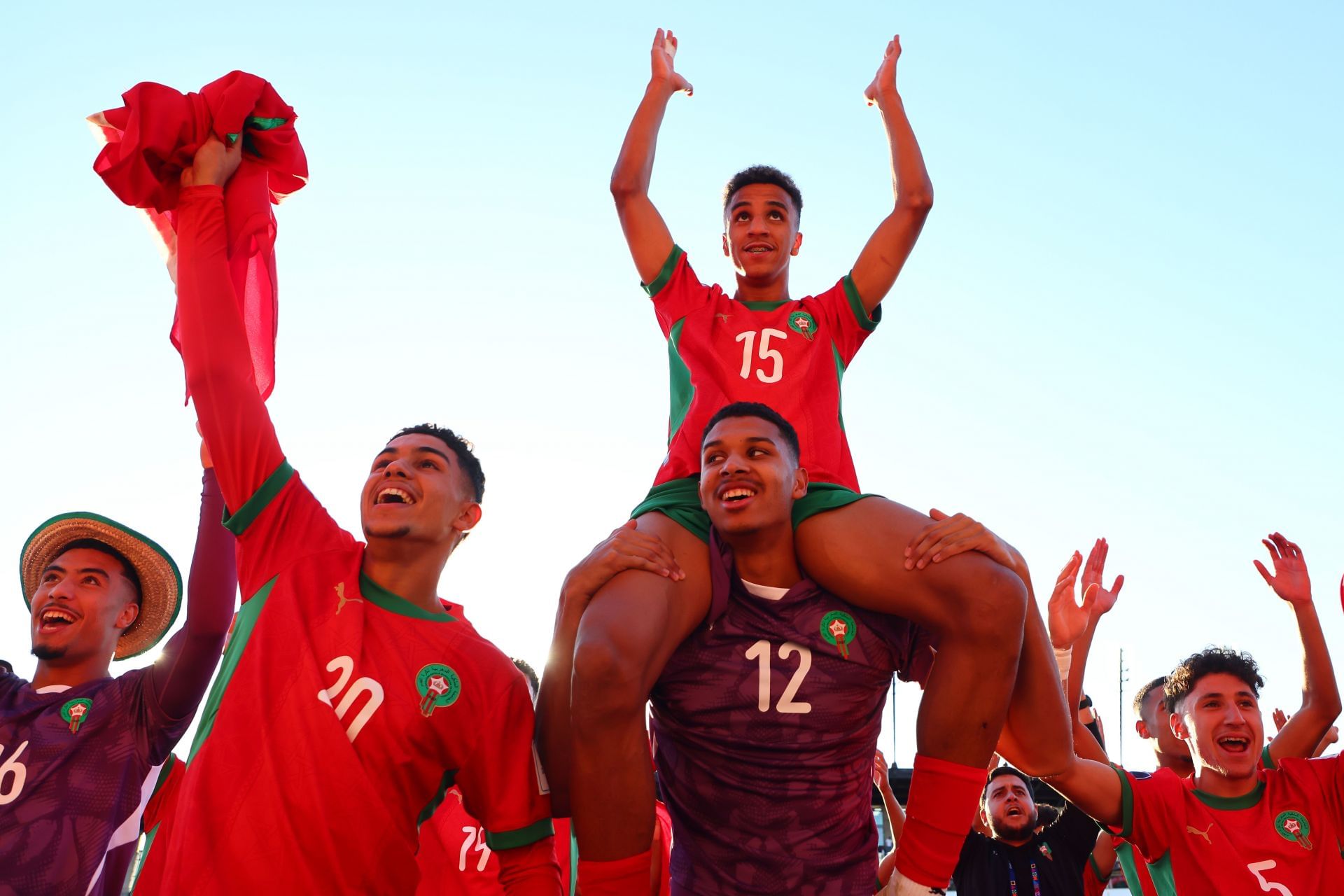 United States v Morocco: Quarter-finals - FIFA U-20 World Cup Chile 2025 - Source: Getty