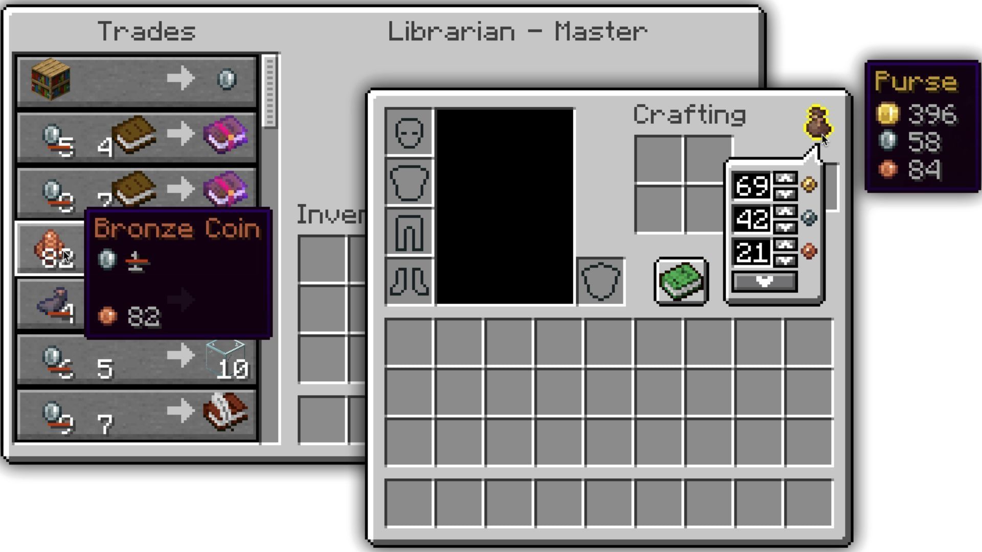 Numismatic Overhaul adds a currency system to Minecraft (Image via Modrinth)