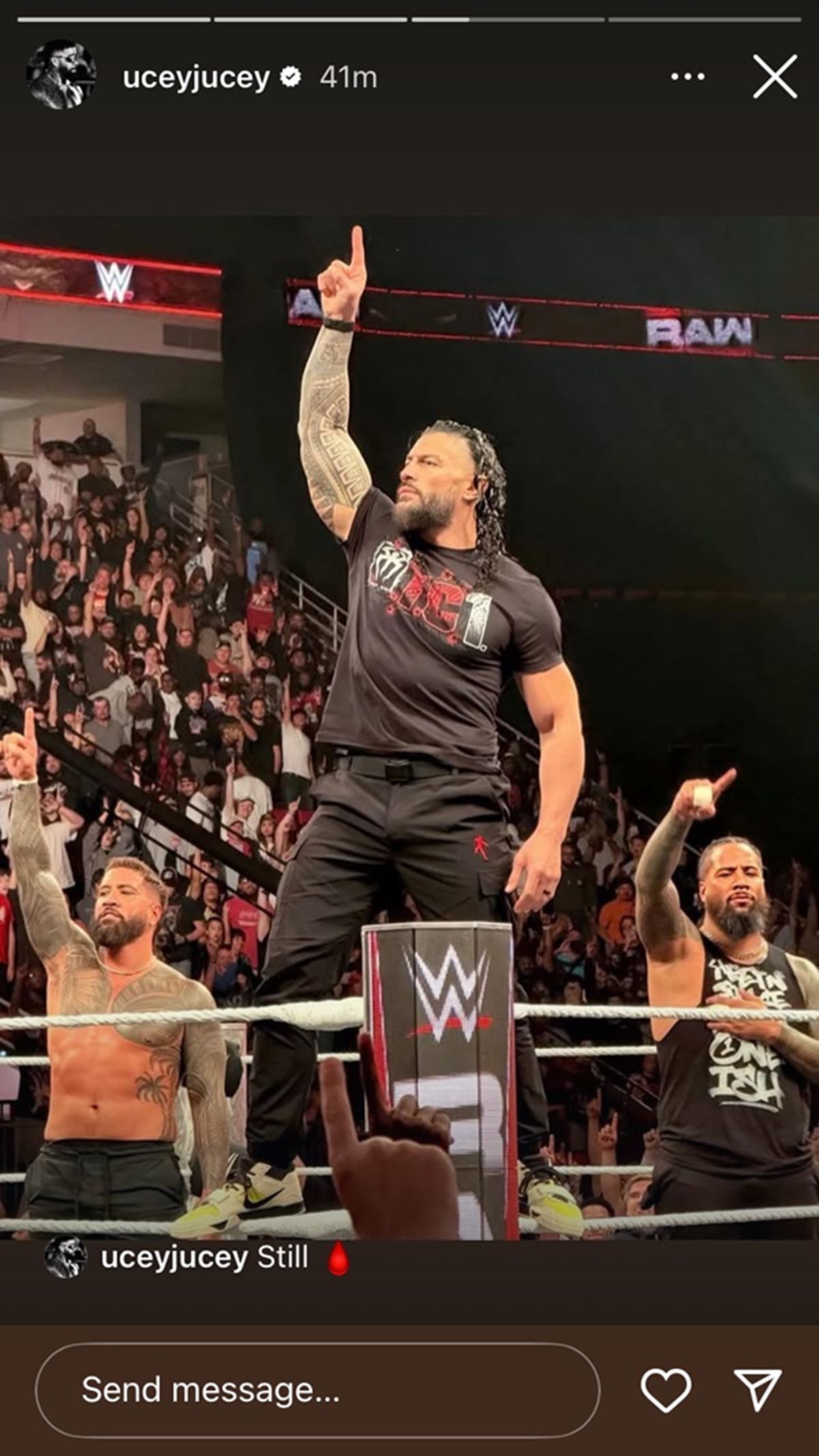 They&#039;re officially back in business [Image credit: Jey Uso&#039;s Instagram story]