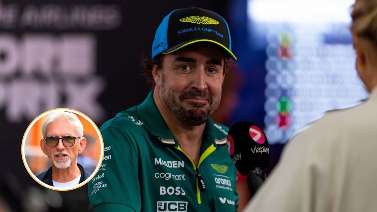 Damon Hill reacts to Fernando Alonso