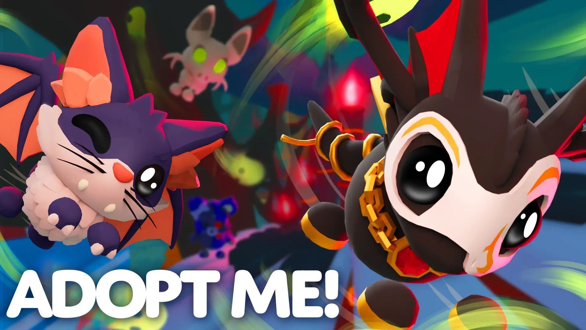 How to get Skelebat and Patchy in Adopt Me (Image via Roblux)