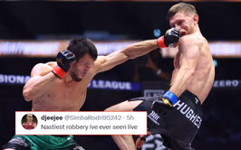 "50-45 is blasphemous" - Fans get brutally honest about Usman Nurmagomedov vs. Paul Hughes 2 scorecards at PFL Dubai