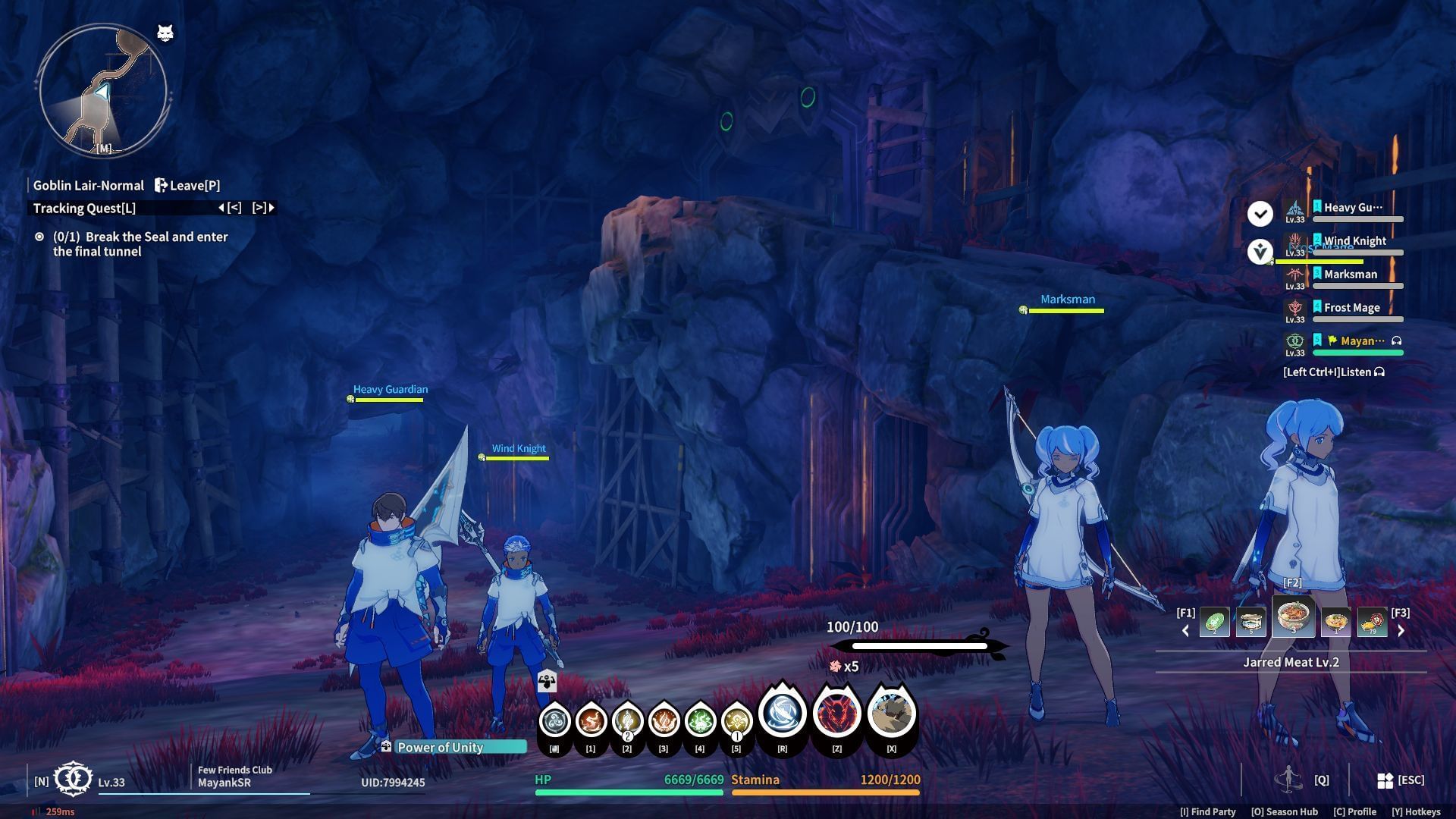 Room 4 layout of the Goblin Lair in Blue Protocol Star Resonance (Image via A Plus)
