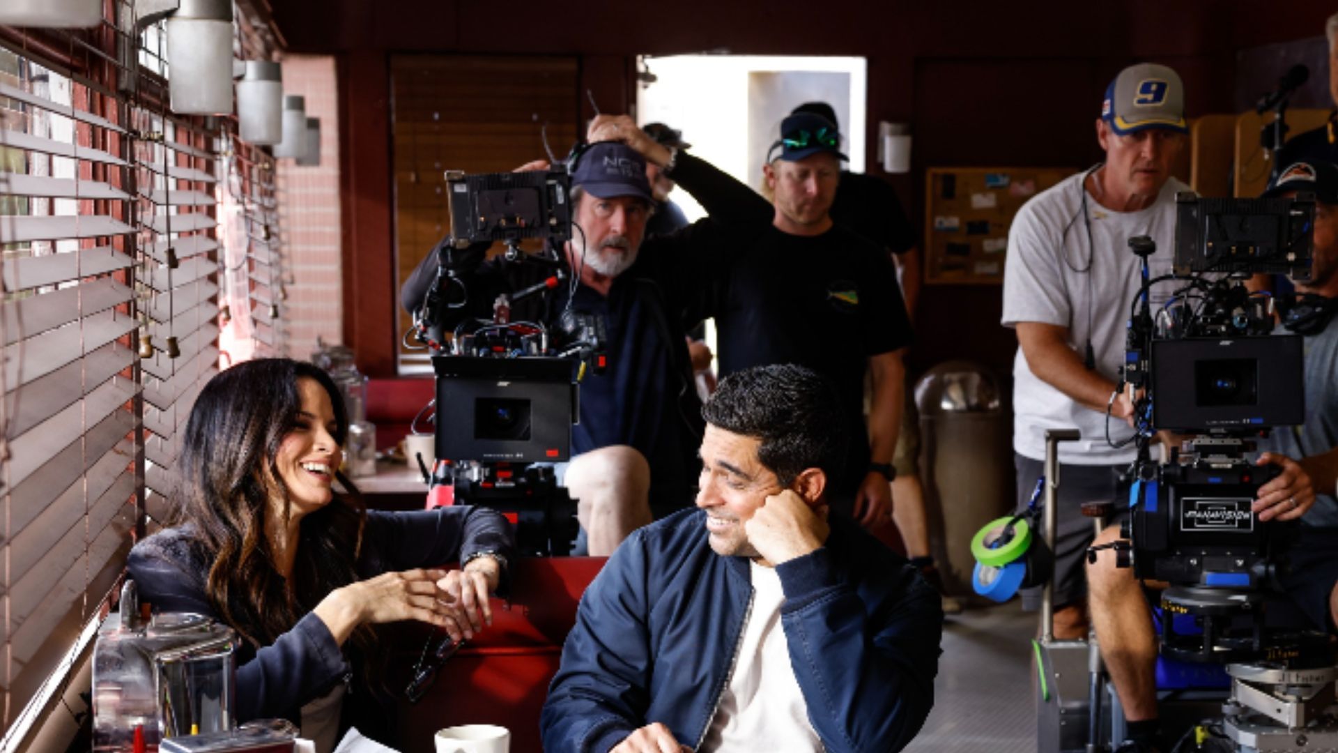 The filming of NCIS season 23 (Image via Instagram/@wilmervalderrama)