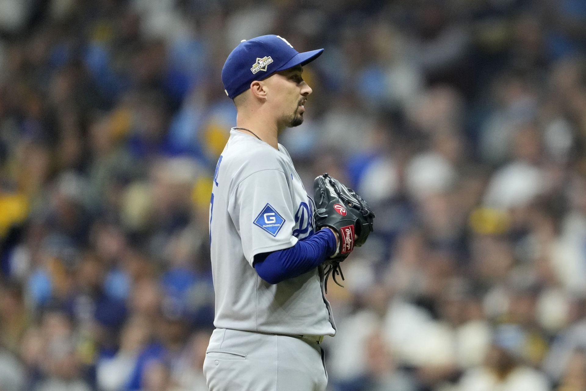 Blake Snell in action against the Milwaukee Brewers - Game One - Source: Getty