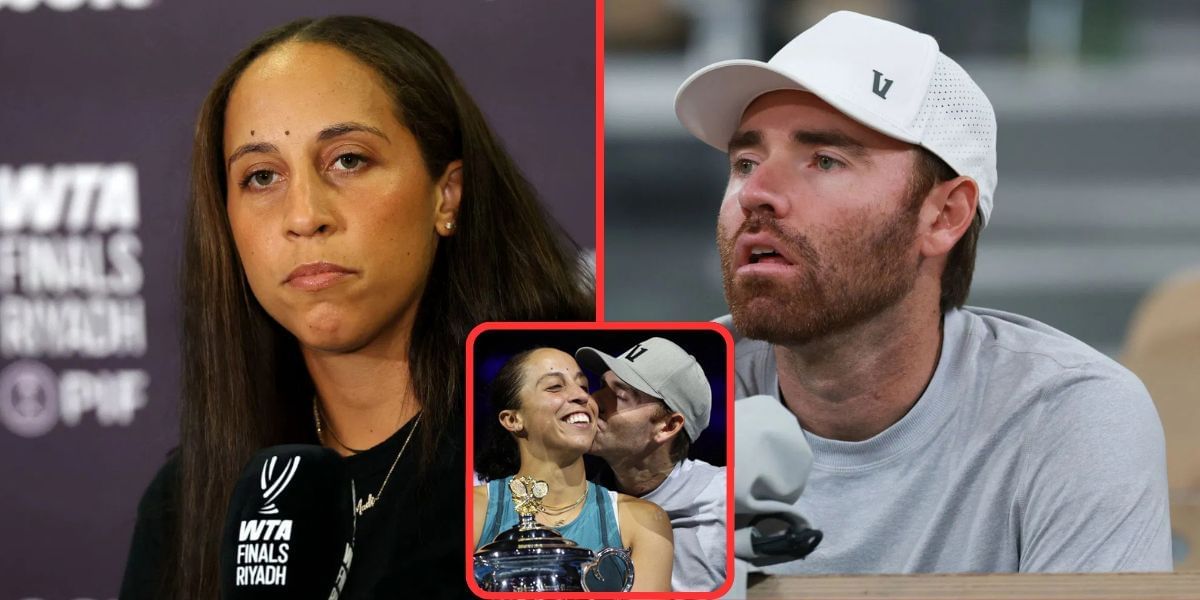 Madison Keys (left), Bjorn Fratangelo (right), Keys and Fratangelo (inset), Sources: Getty
