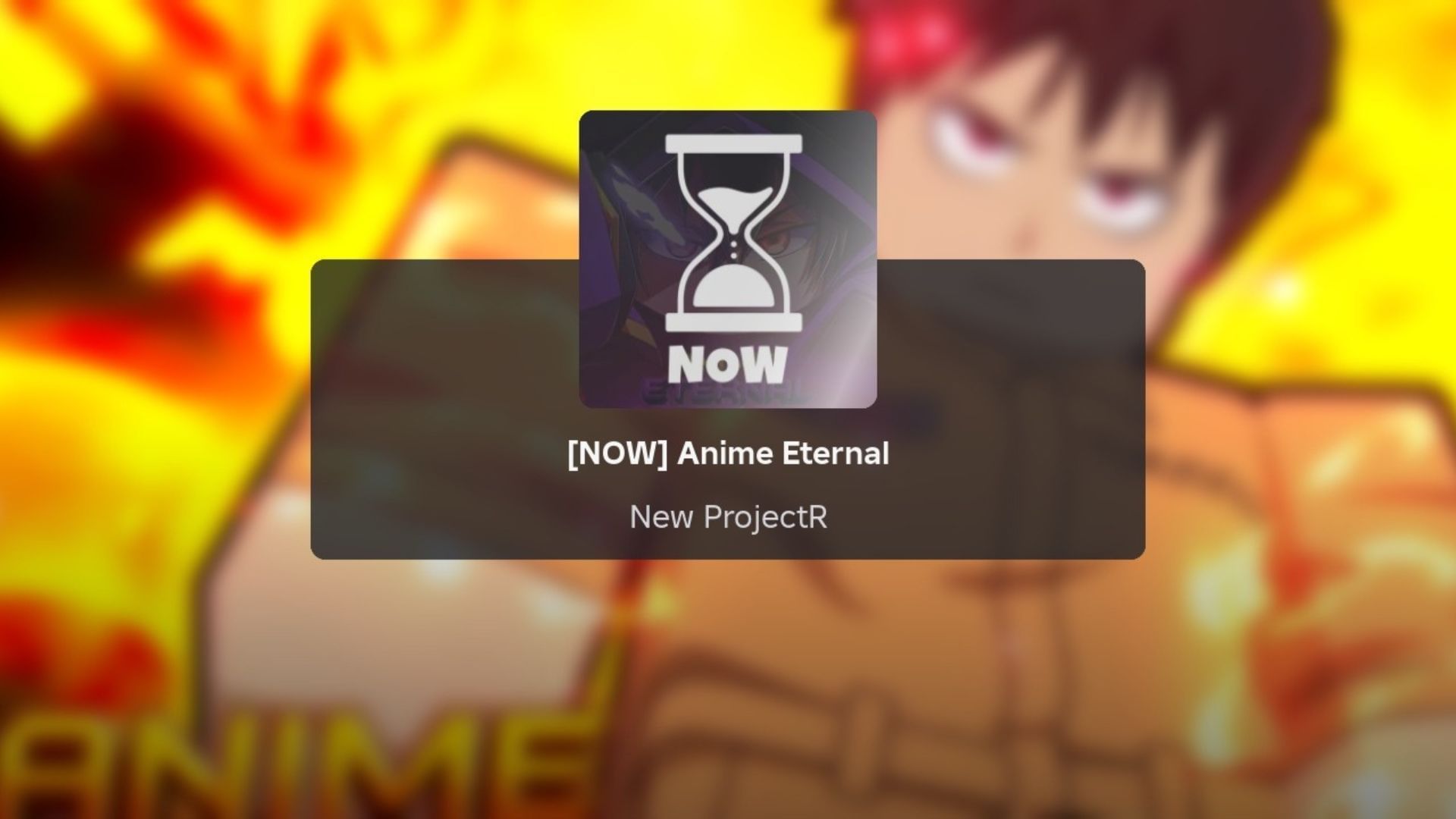 Anime Eternal game banner (Image via Roblox)