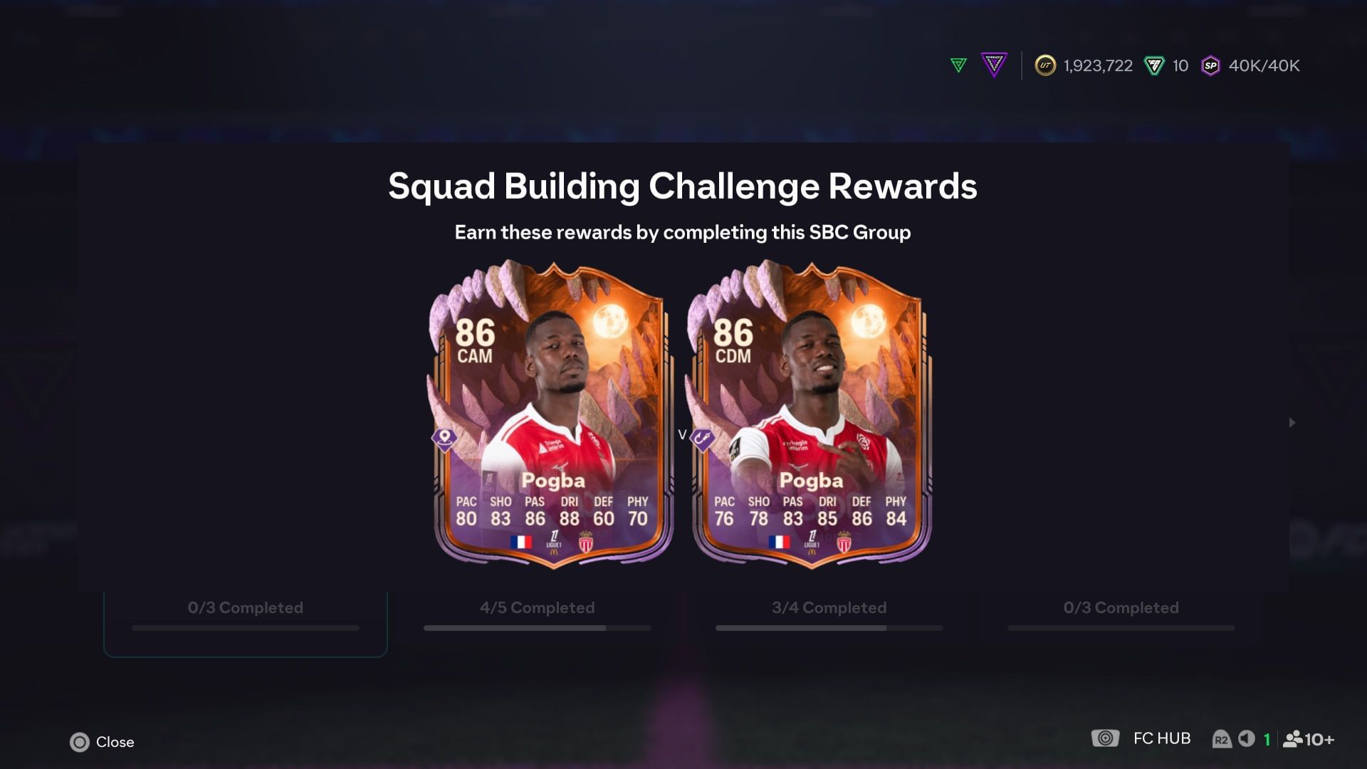 The available players (Image via EA Sports)