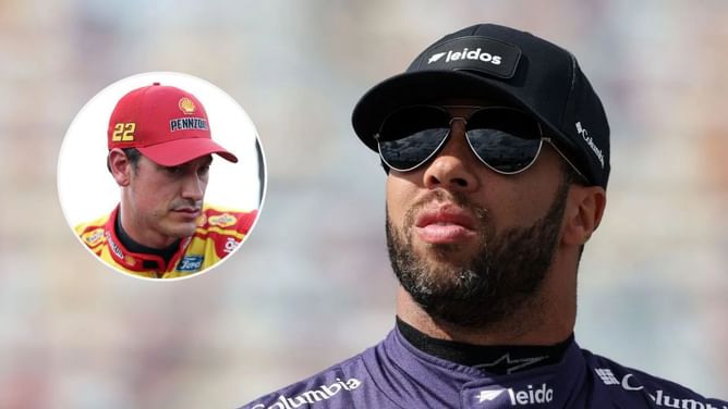“I’m staying out of it”: Joey Logano’s clear response to Bubba Wallace asking for his take on Denny Hamlin’s Kansas incident