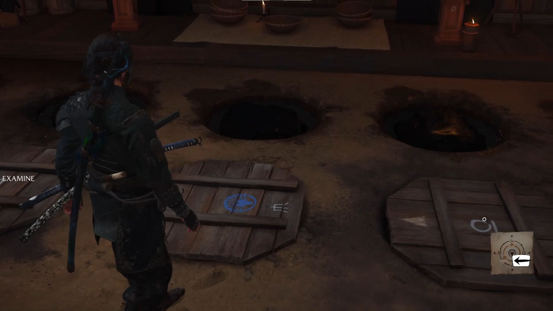 The puzzle in The Way of the Shamisen quest (Image via Sportskeeda Gaming || Sucker Punch)