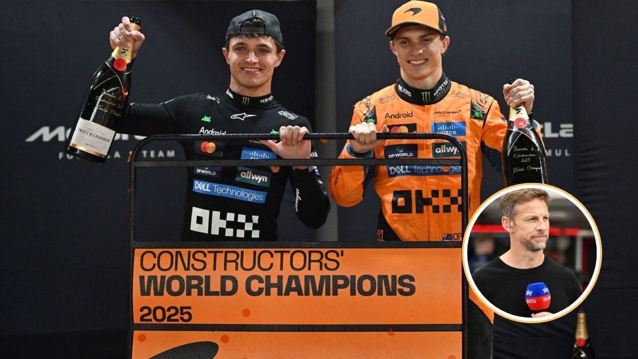 Jenson Button has his say on the Lando Norris-Oscar Piastri incident at the Singapore GP [Images via Getty]
