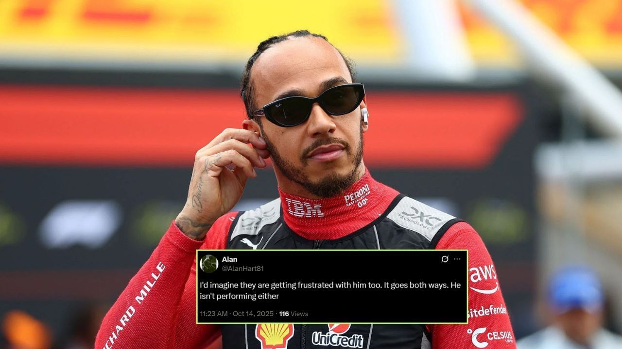 "He isn't performing either": Fans react to reports of Lewis Hamilton being frustrated and feeling ignored at Ferrari