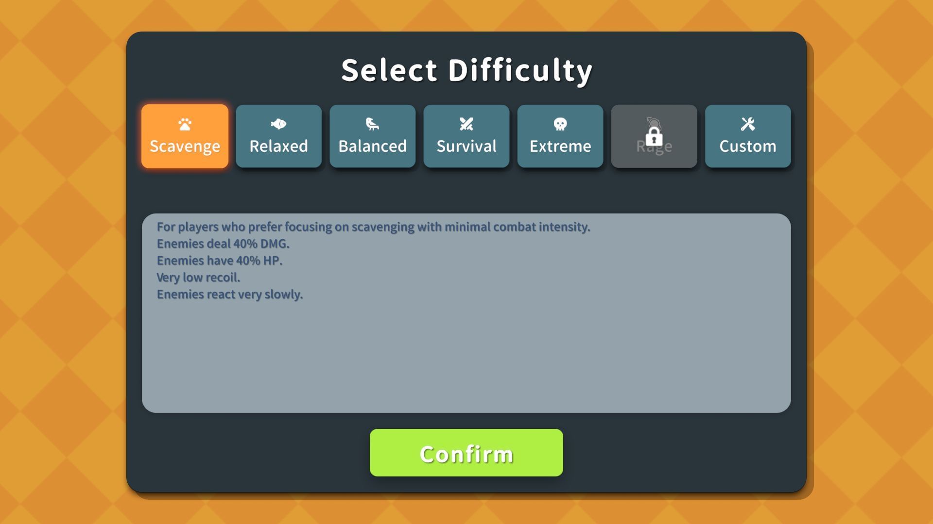 Scavenge difficulty in Escape from Duckov (Image via Sportskeeda Gaming || bilibili)
