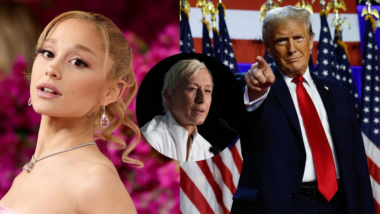Martina Navratilova reacts to Ariana Grande brutally criticizing Donald Trump &amp; his supporters in latest controversy. Credit: GETTY