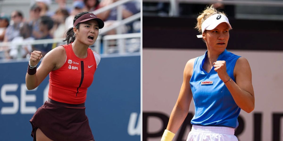 Alexandra Eala vs Viktorija Golubic - Image Source: Getty 