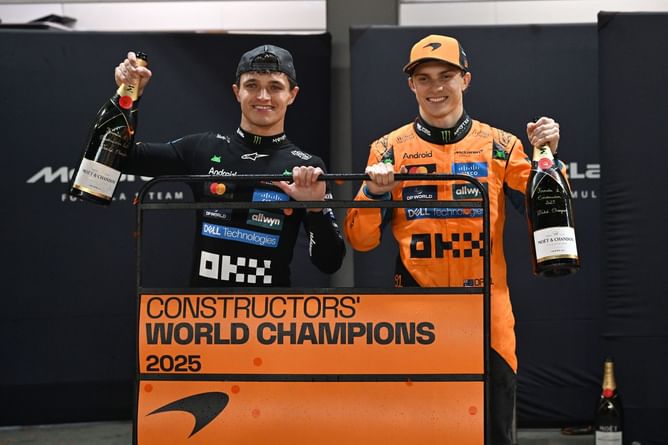 Lando Norris denies claims of being “aggressive” on his teammate Oscar Piastri in Singapore