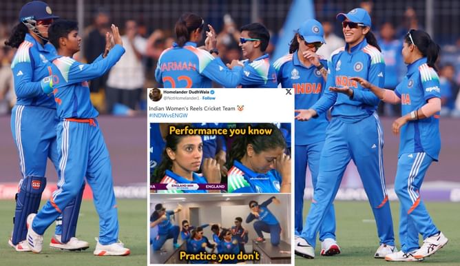 "Reels Cricket Team" - Top 10 funny memes after India's disappointing loss vs England in ICC Women's World Cup 2025
