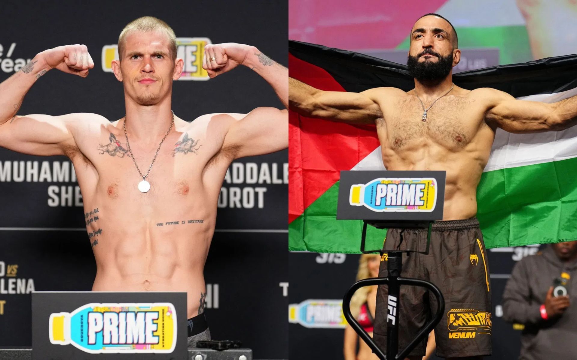 Ian Machado Garry (left) faces Belal Muhammad (right) next. [Images courtesy: Getty]