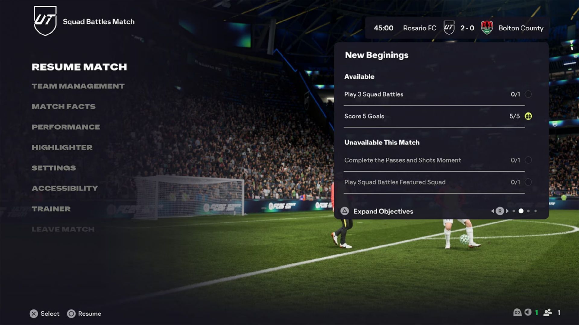 New objectives tracking system arrived in-game (Image via EA Sports)