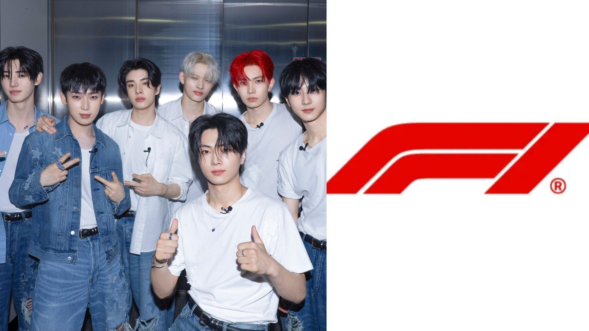 ENHYPEN and F1 (Image via Weverse/ENHYPEN and Instagram/@f1)
