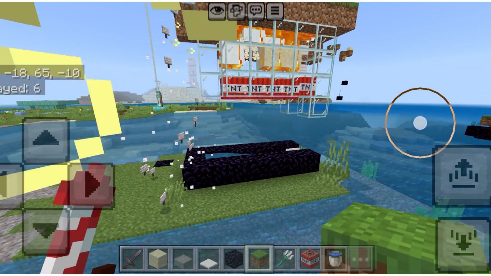 Redditors reacts to the TNT-launcher without redstone (Image via Reddit)