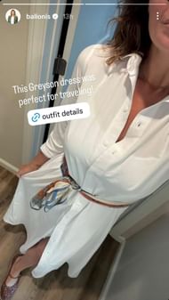 Amanda Balionis ( via Amanda Balionis' Instagram story)