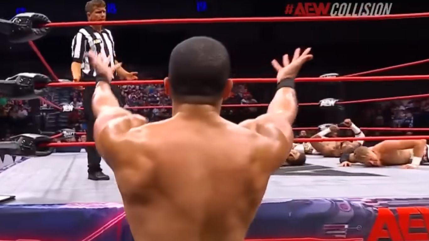 The star in action on Collision [Image via AEW