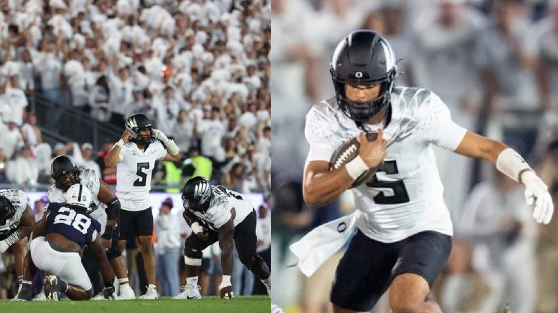 Oregon quarterback Dante Moore (Image Source: IMAGN)