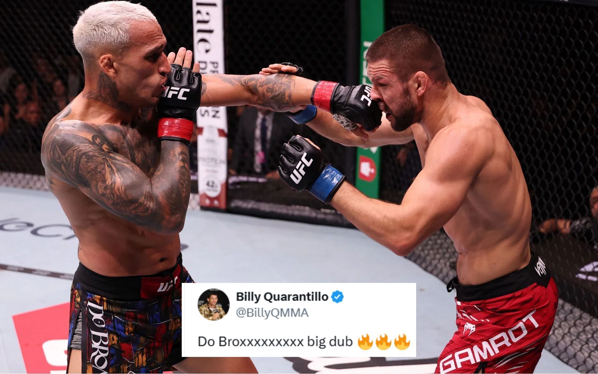 MMA fighters react to Charles Oliveira
