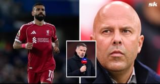 “I don’t think he plays” - Jamie Carragher urges Arne Slot to make bold decision on Liverpool ace Mo Salah after defeat to Manchester United