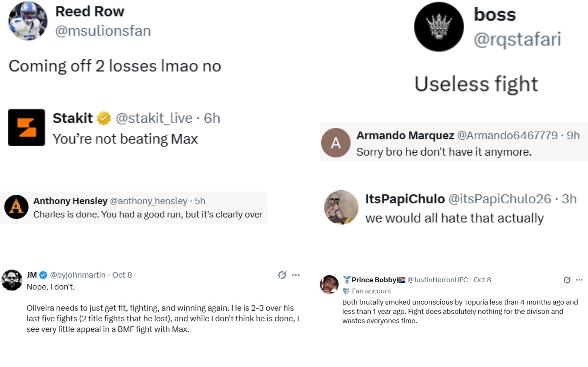 Fan reactions [Screenshots courtesy: @ChampRDS on X]