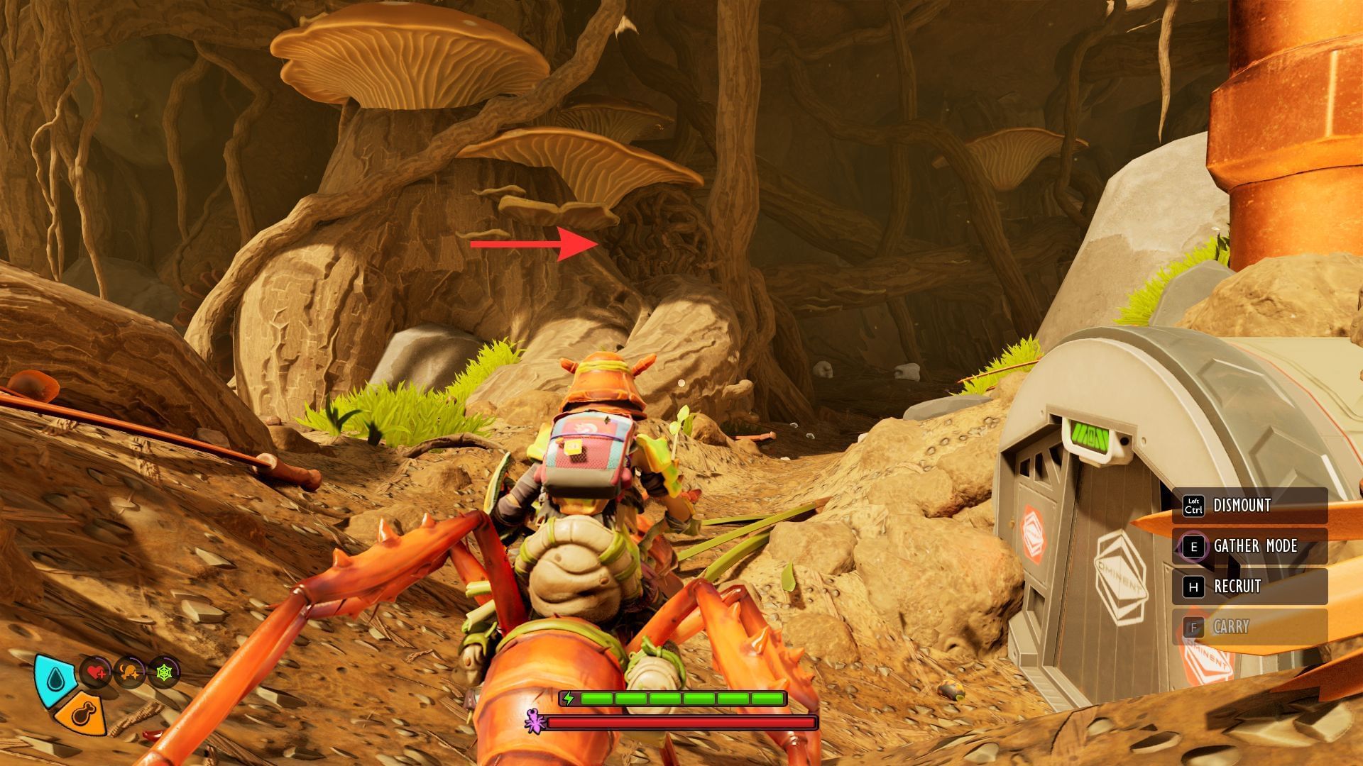 Break the roots and keep moving forward (Image via Xbox Game Studios)