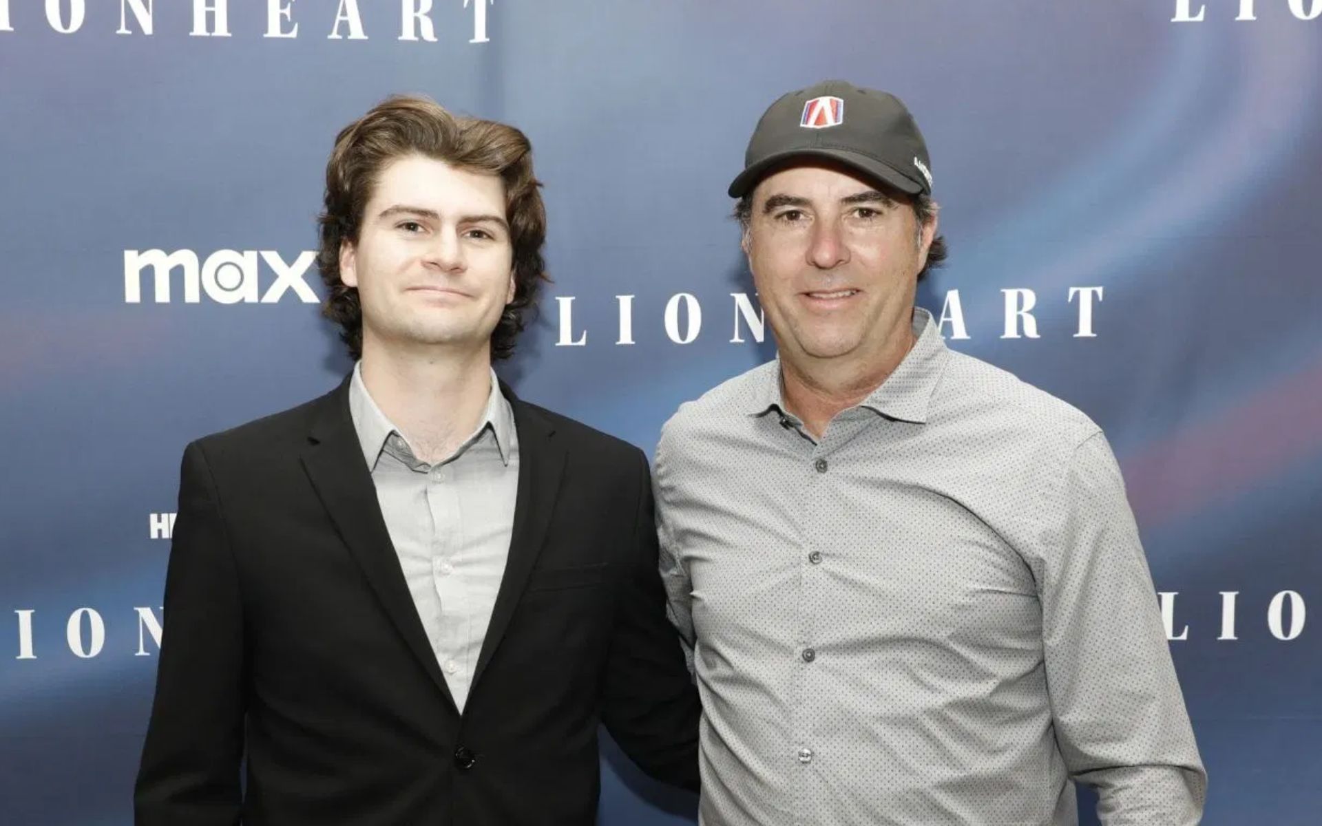Colton Herta (L) and his father Bryan Herta (R)