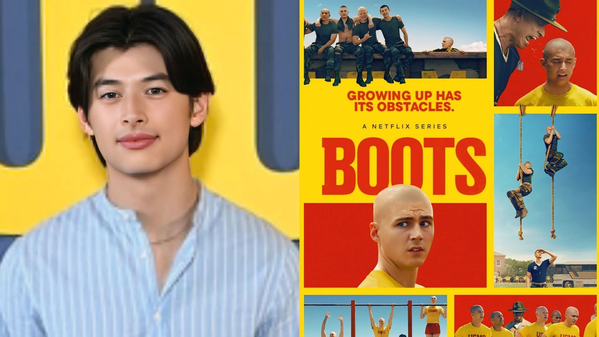 Liam Oh in Boots (Image via Instagram/@liam_oh and X/@netflix)