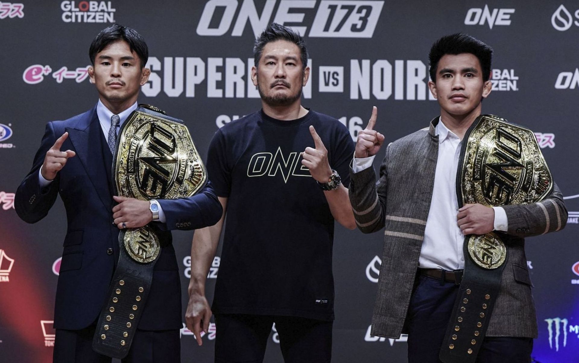 (From left) Yuya Wakamatsu and Joshua Pacio collide for flyweight gold in Tokyo, Japan. [Image: ONE Championship]