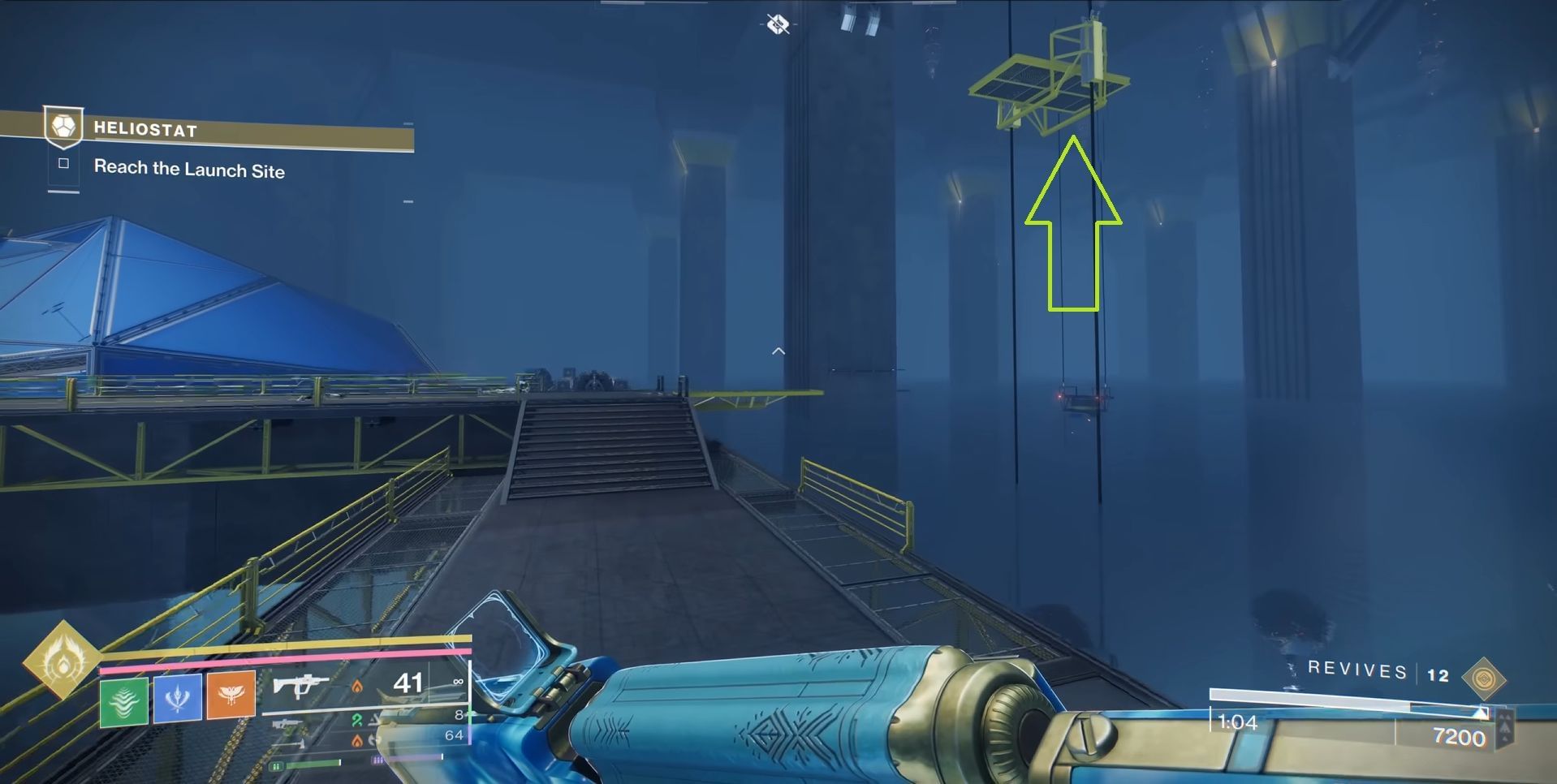 Destiny 2 elevator to the second node in the jumping puzzle (Image via Bungie)