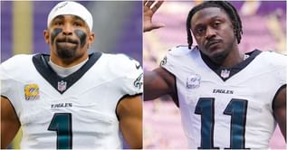 “You can see it on the field”: NFL coach breaks down visible rift between Jalen Hurts and A.J. Brown as Eagles WR garners trade enquiries