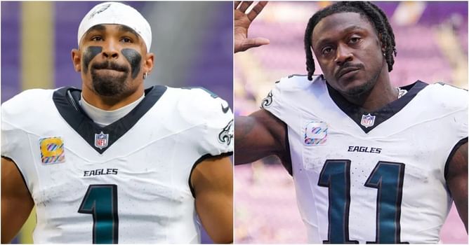 “You can see it on the field”: NFL coach breaks down visible rift between Jalen Hurts and A.J. Brown as Eagles WR garners trade enquiries