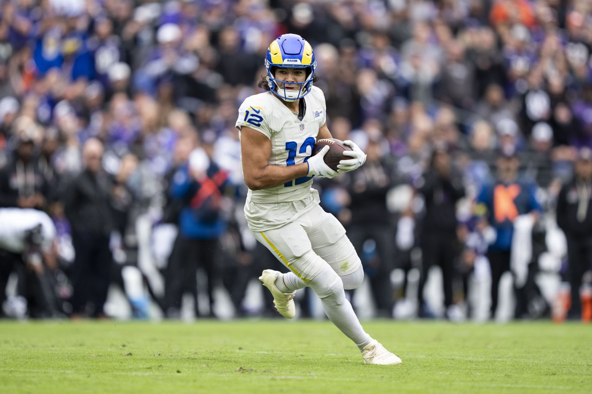 Puka Nacua at Los Angeles Rams v Baltimore Ravens - NFL 2025 - Source: Getty