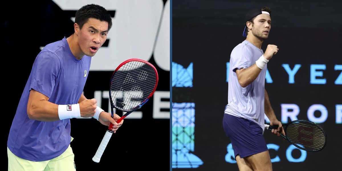 Brandon Nakashima and Aleksandar Kovacevic will be in action on Day 1 of the Erste Bank Open 2025. (Photos: Getty)