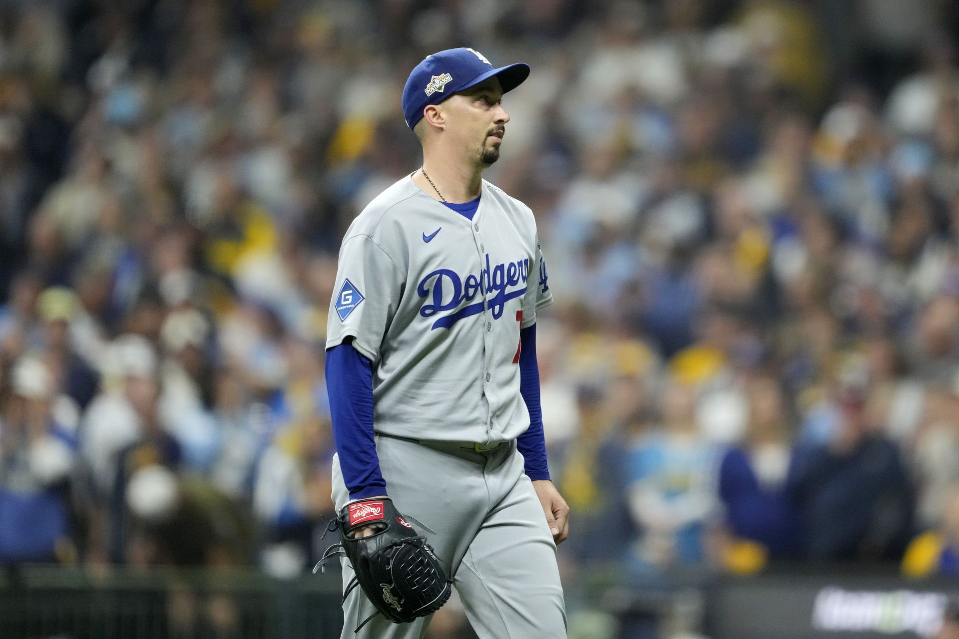 Blake Snell in action against the Milwaukee Brewers - Game One - Source: Getty