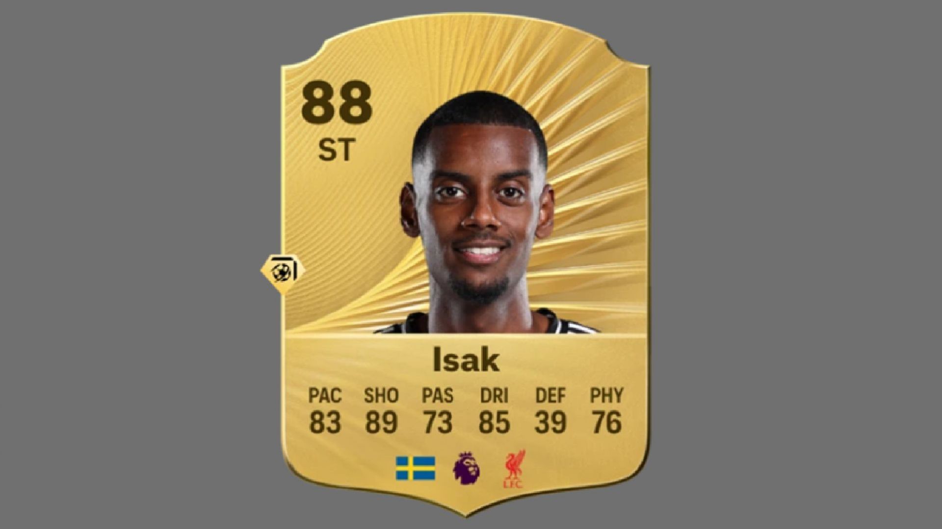 Alexander Isak is Liverpool&#039;s star signing this season (Image via EA Sports)