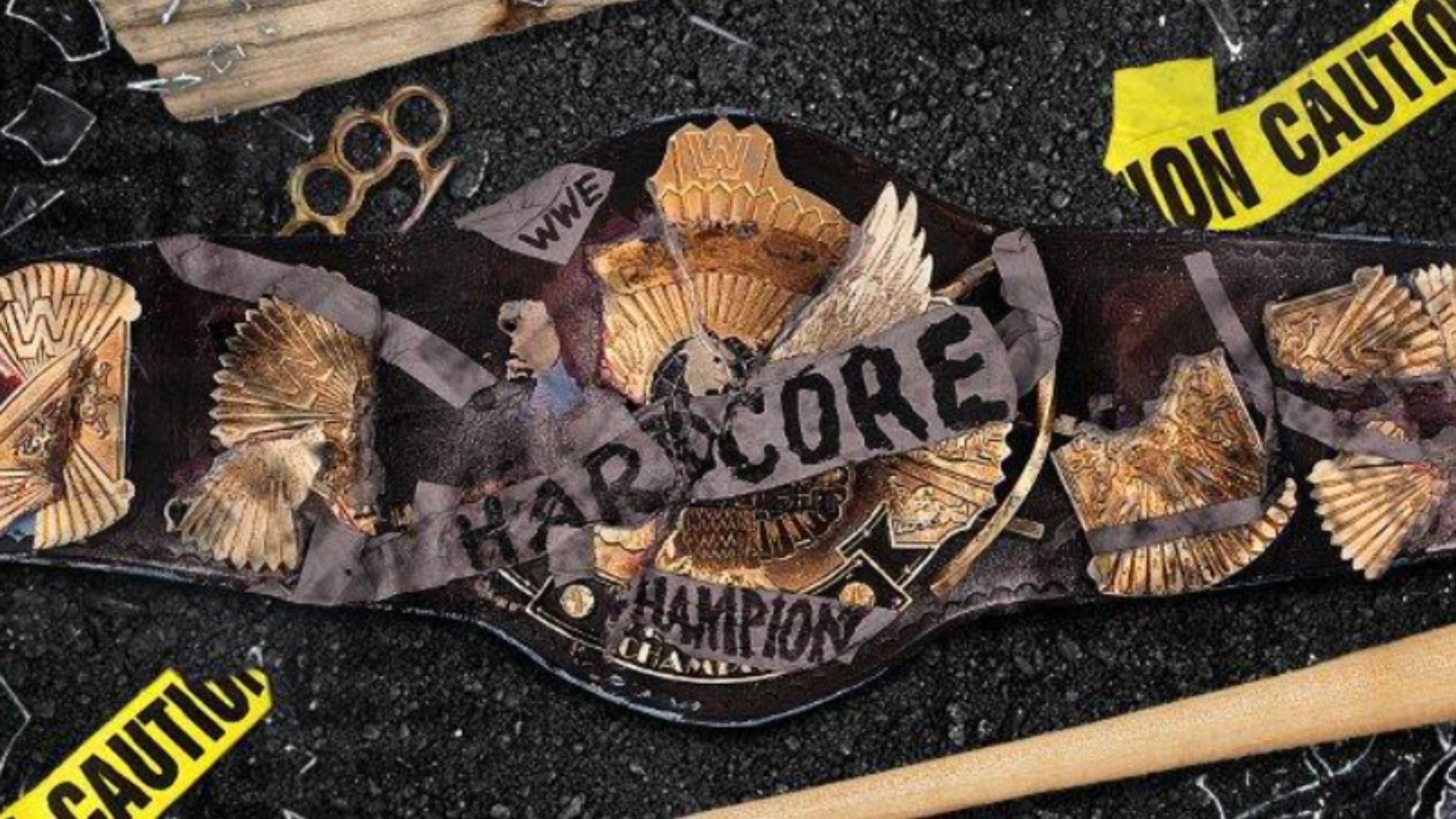 WWE Hardcore Championship belt (Picture Courtesy: WWE.com)