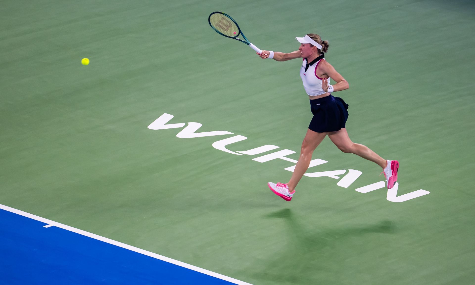 Alexandrova at the 2025 Wuhan Open - Source: Getty