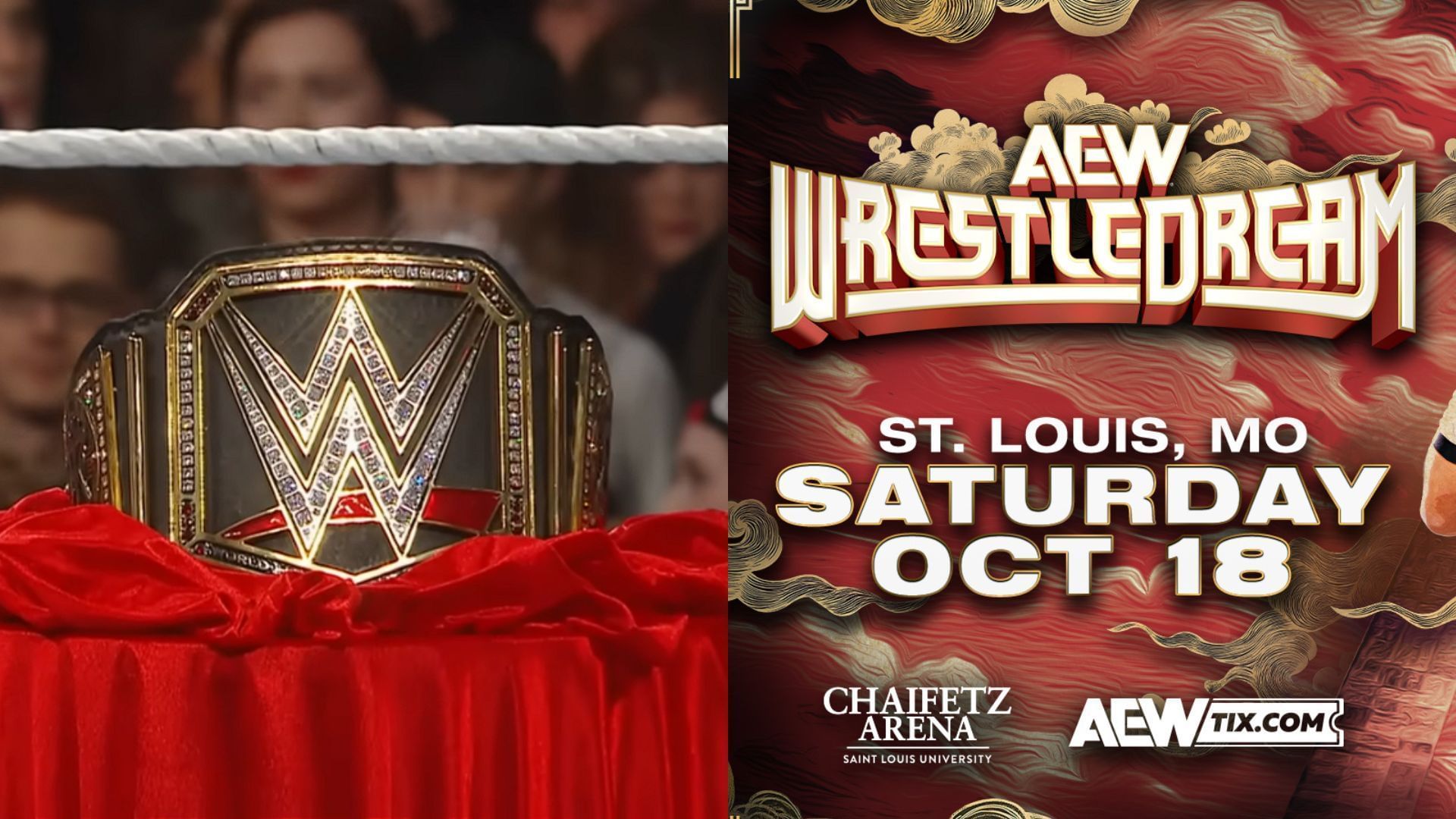 AEW WrestleDream is happening tonight in St. Louis [Photo: AEW Official Website and WWE